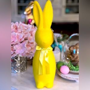 Flocked Bunny Peeps Yellow~16”